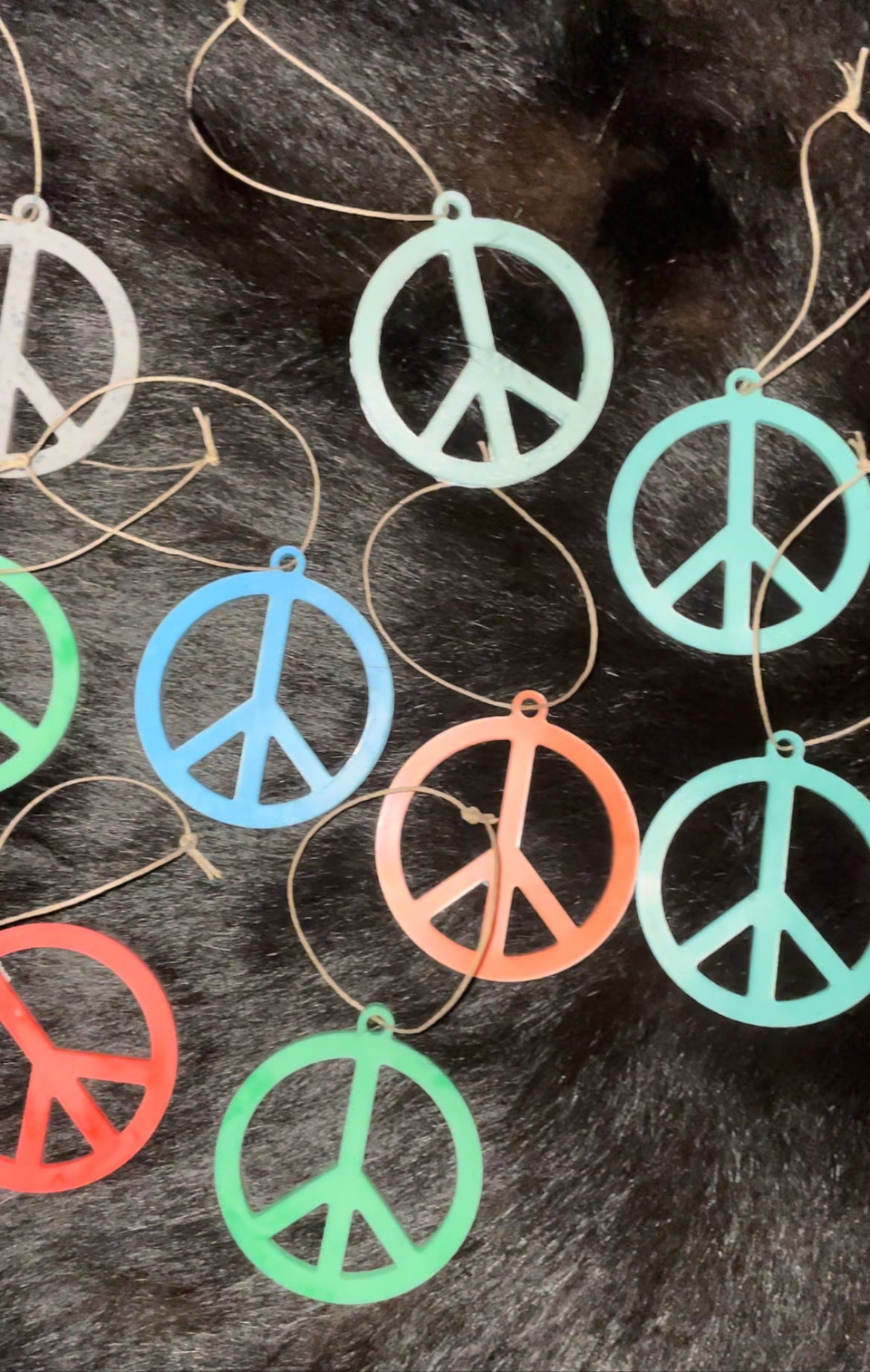 Peace signs - multi colored