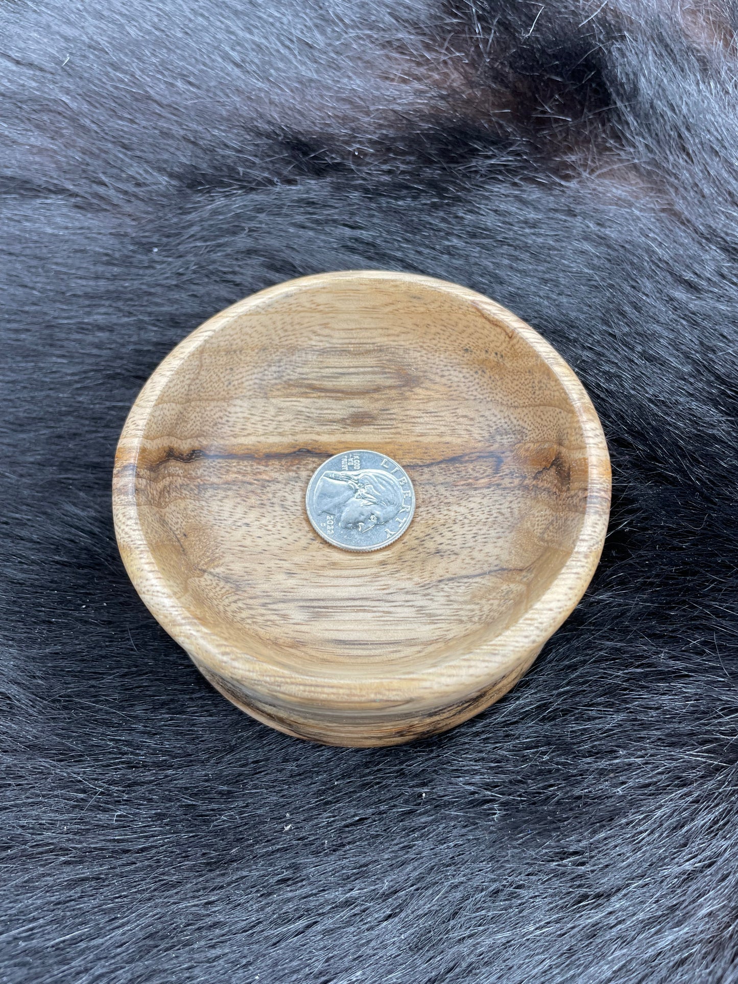 Black limba miniature bowl