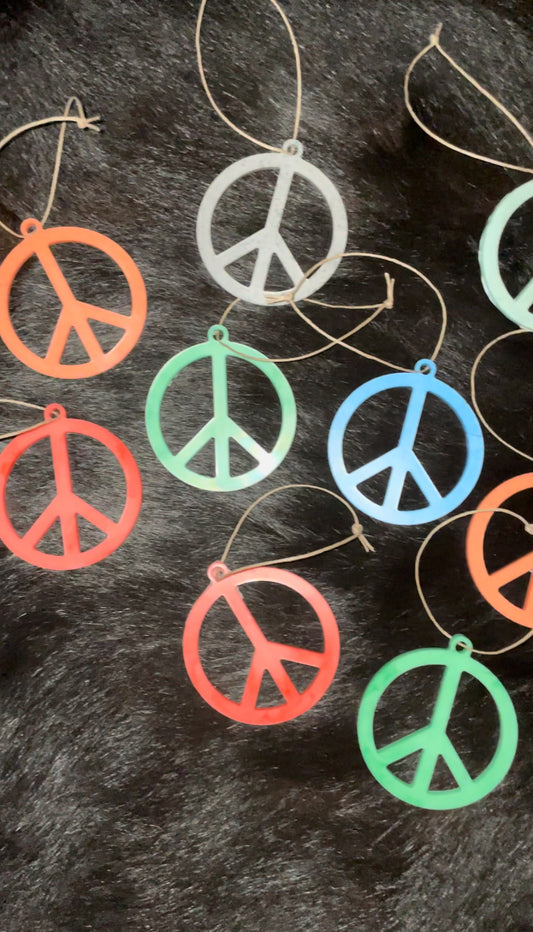 Peace signs - multi colored