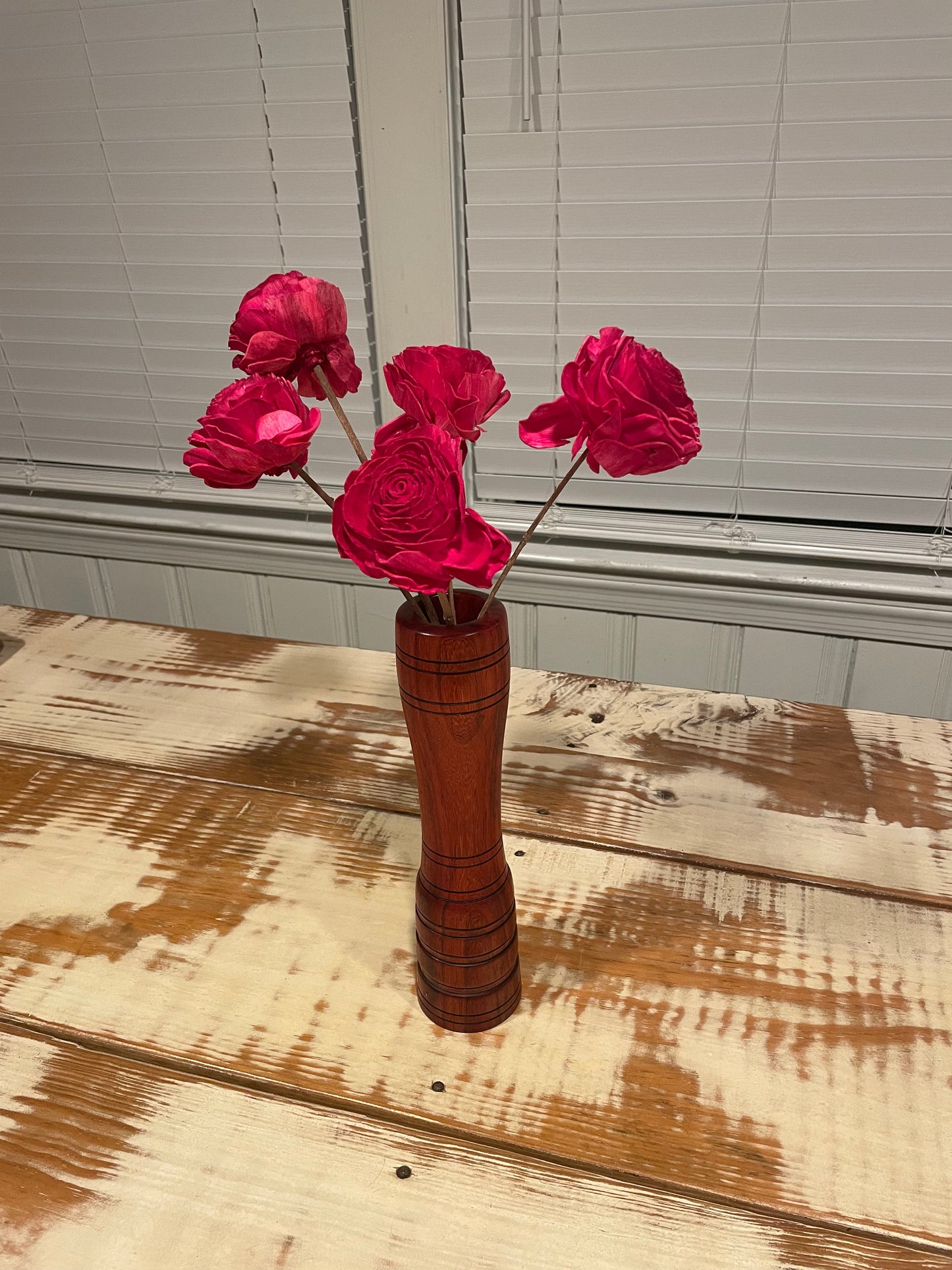 Padauk vase