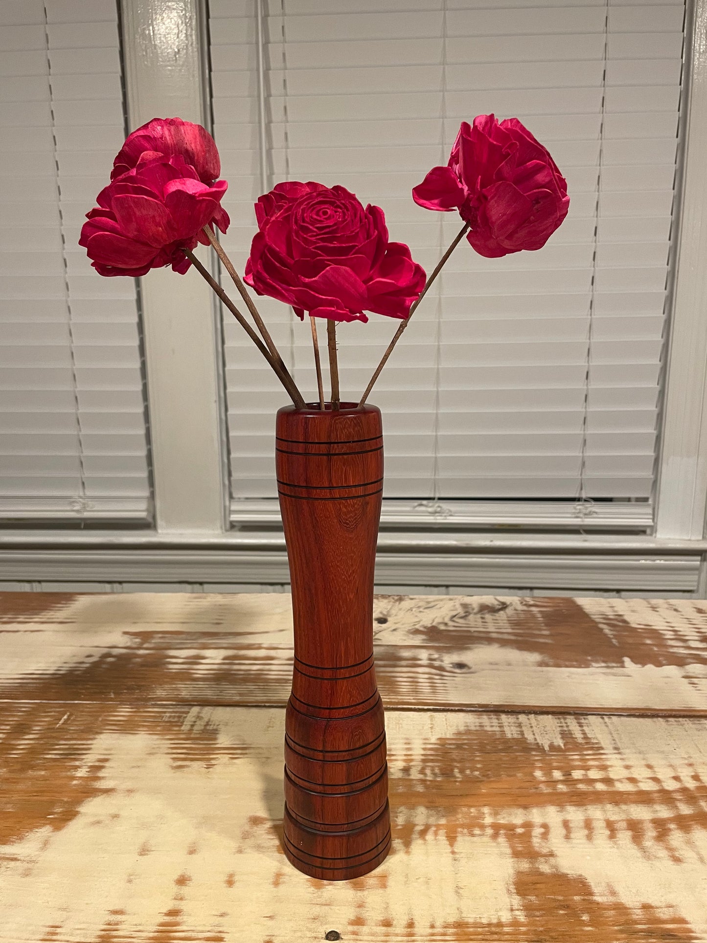 Padauk vase